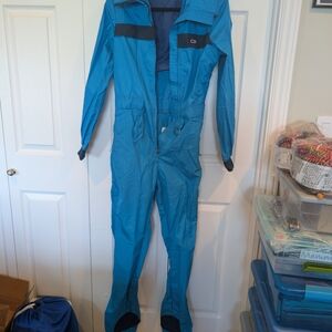 CB Sports Women's Blue One-Piece Ski Suit - Unbranded
